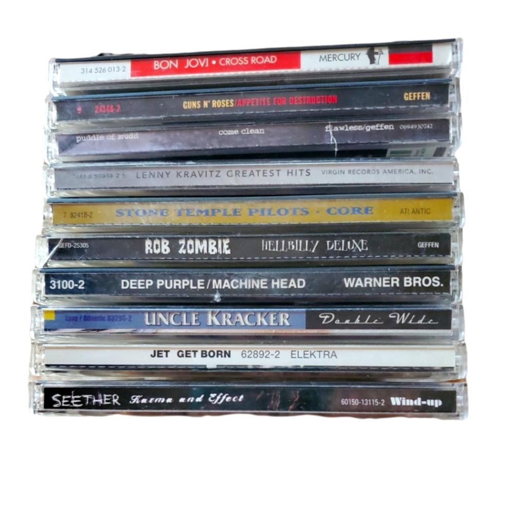 Music CDs mixed rock bundle of 10 *MAKE OFFER*
